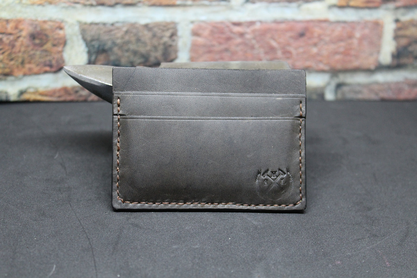 Genuine Horween leather horizontal card holder